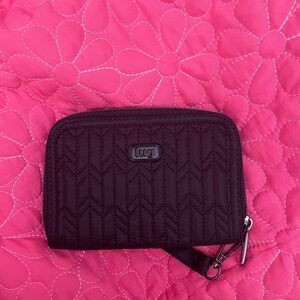 Lug Black Quilted Wallet